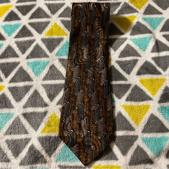 vintage holographic type tie